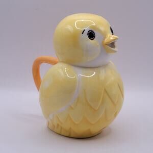 Anthropologie Yellow Chick Creamer Biscuit Easter